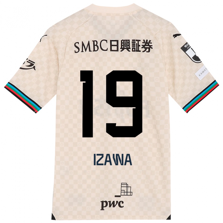 Criança Camisola Haruki Izawa #19 Branco Cinza Alternativa 2024/25 Camisa Brasil