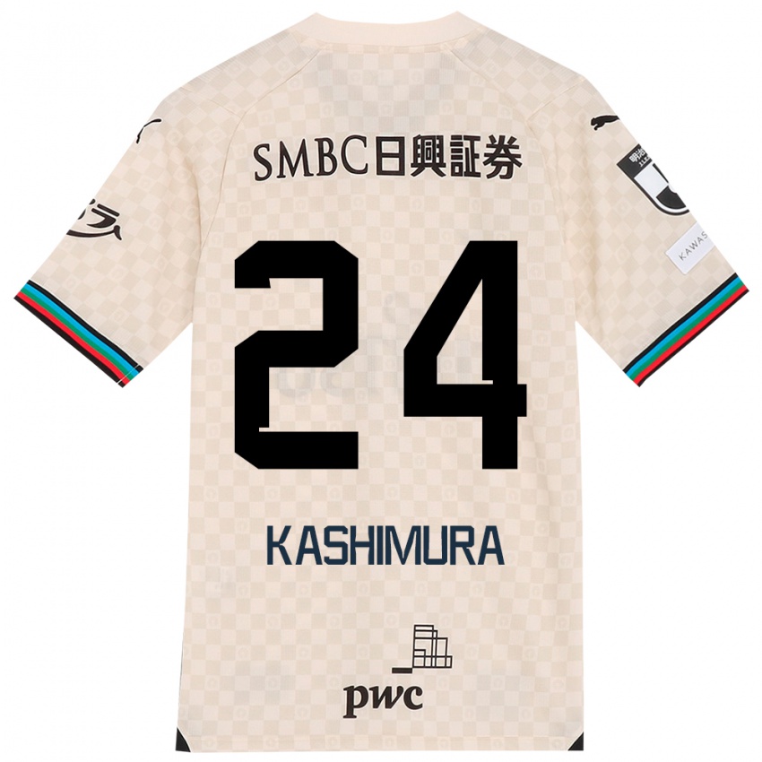 Criança Camisola Ryota Kashimura #24 Branco Cinza Alternativa 2024/25 Camisa Brasil