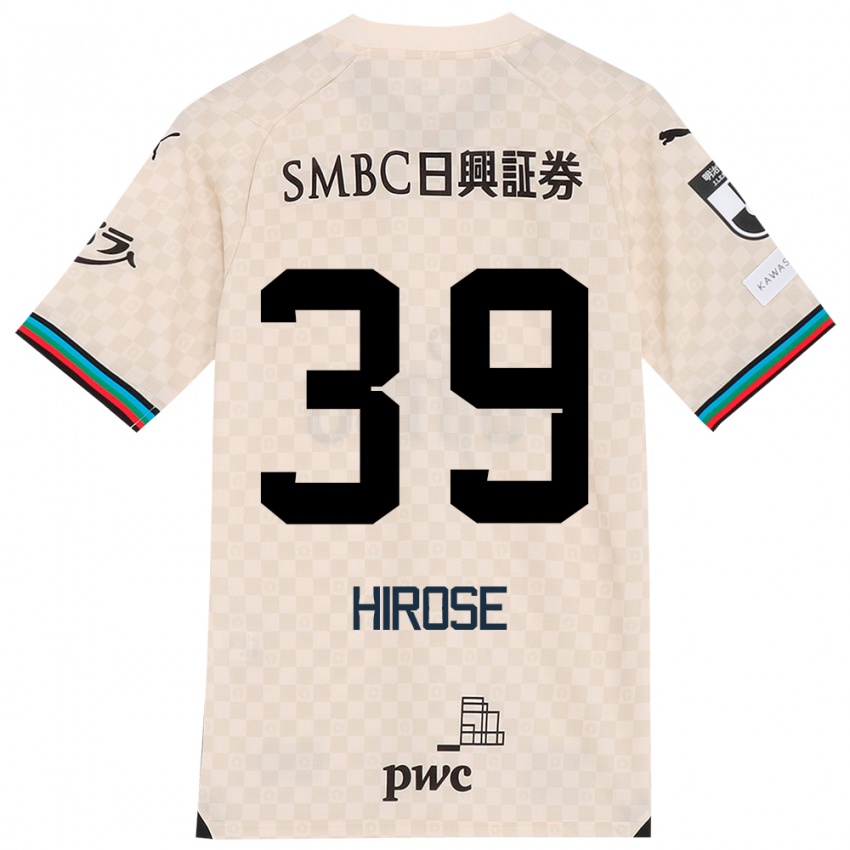 Criança Camisola Neo Hirose #39 Branco Cinza Alternativa 2024/25 Camisa Brasil