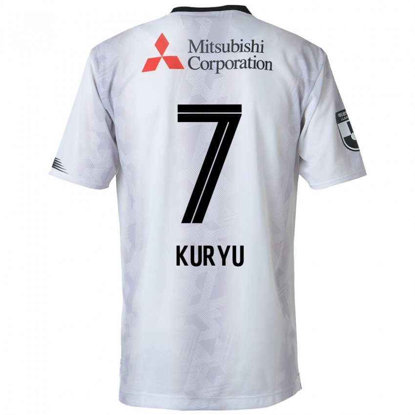 Criança Camisola Kuryu Matsuki #7 Branco Preto Alternativa 2024/25 Camisa Brasil