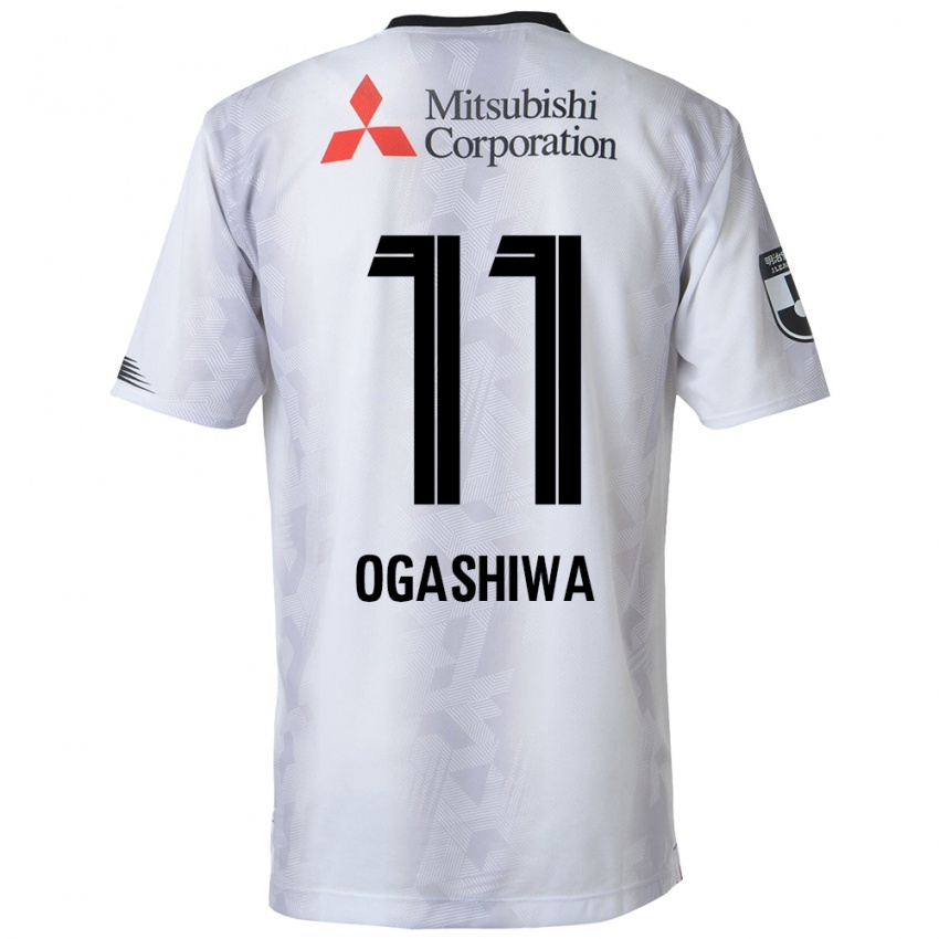 Criança Camisola Tsuyoshi Ogashiwa #11 Branco Preto Alternativa 2024/25 Camisa Brasil