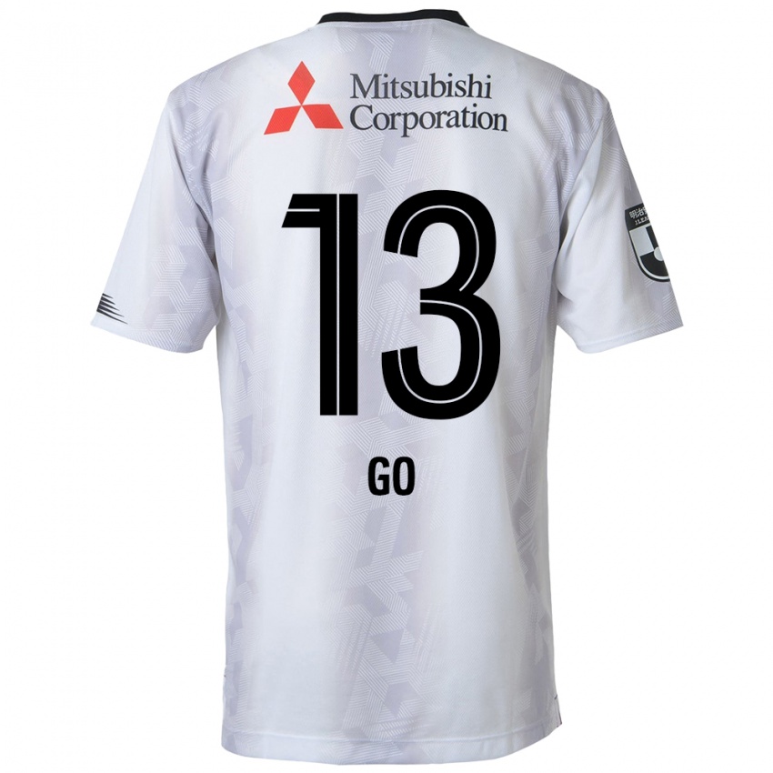 Criança Camisola Go Hatano #13 Branco Preto Alternativa 2024/25 Camisa Brasil