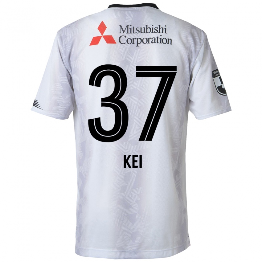 Criança Camisola Kei Koizumi #37 Branco Preto Alternativa 2024/25 Camisa Brasil