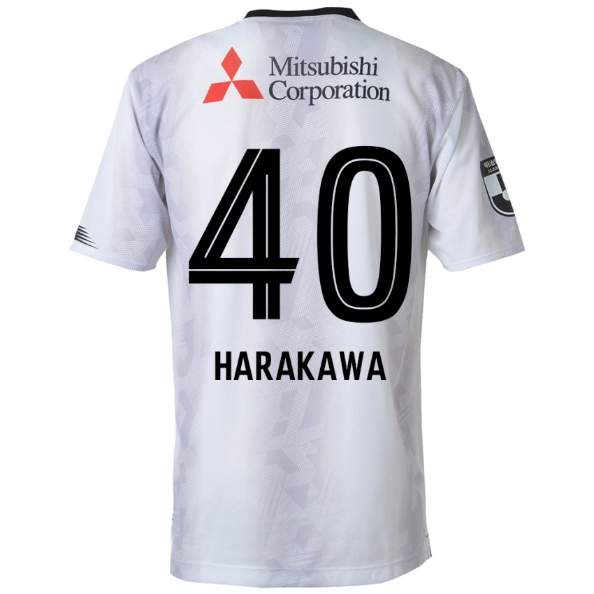 Criança Camisola Riki Harakawa #40 Branco Preto Alternativa 2024/25 Camisa Brasil