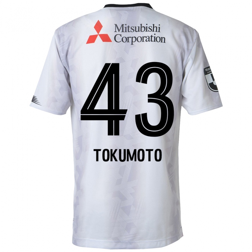 Criança Camisola Shuhei Tokumoto #43 Branco Preto Alternativa 2024/25 Camisa Brasil