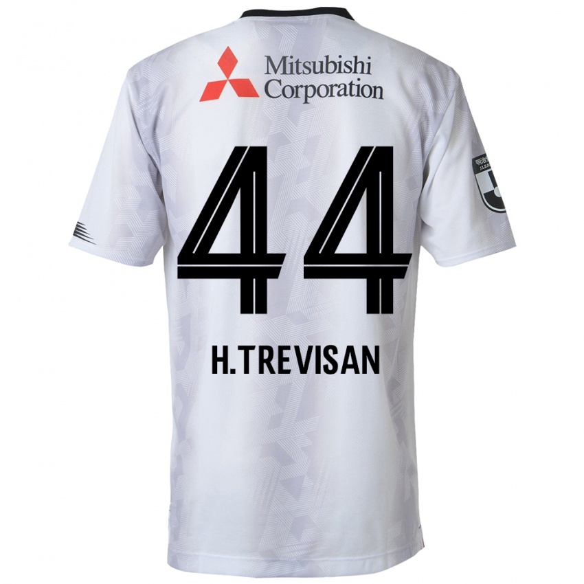 Criança Camisola Henrique Trevisan #44 Branco Preto Alternativa 2024/25 Camisa Brasil