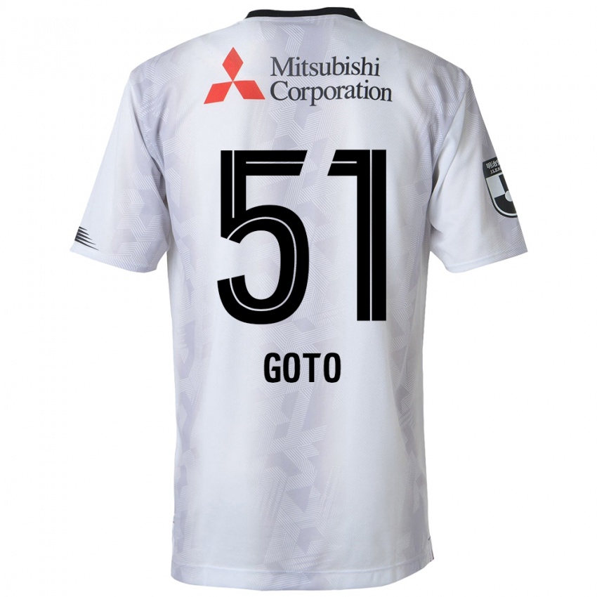 Criança Camisola Wataru Goto #51 Branco Preto Alternativa 2024/25 Camisa Brasil