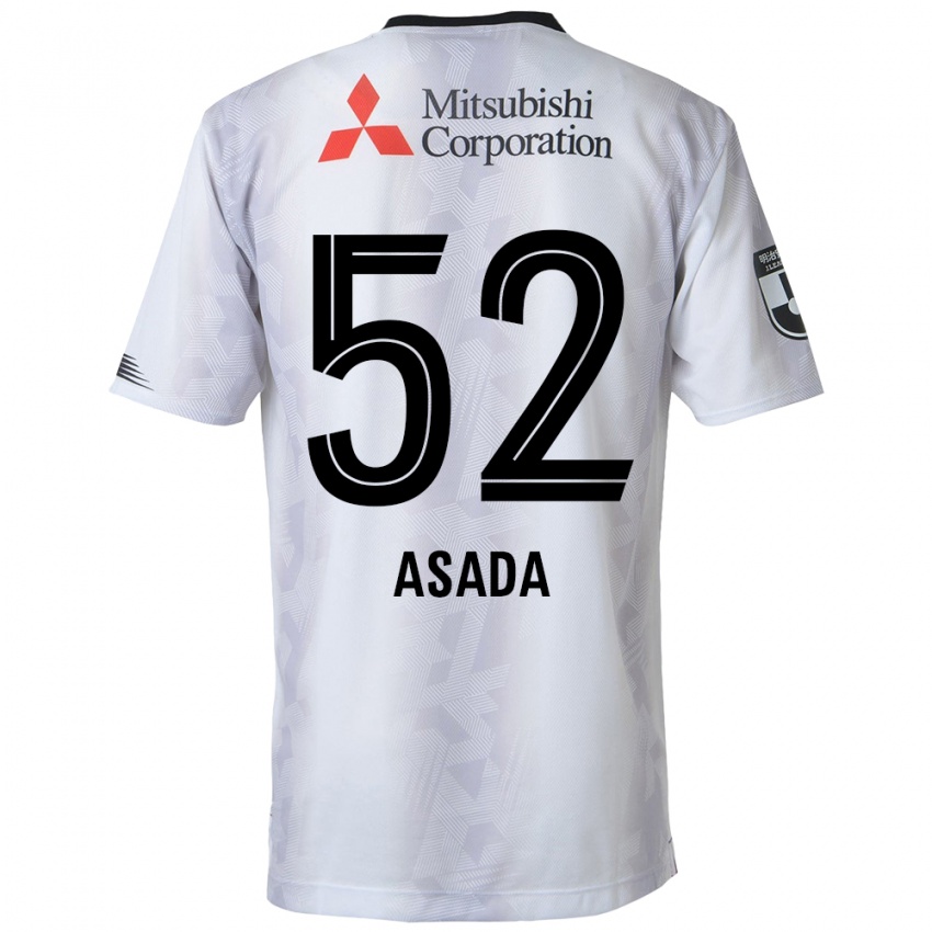 Criança Camisola Rui Asada #52 Branco Preto Alternativa 2024/25 Camisa Brasil