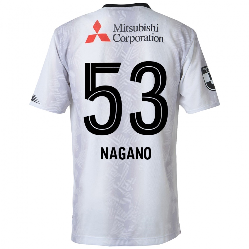 Criança Camisola Shuto Nagano #53 Branco Preto Alternativa 2024/25 Camisa Brasil