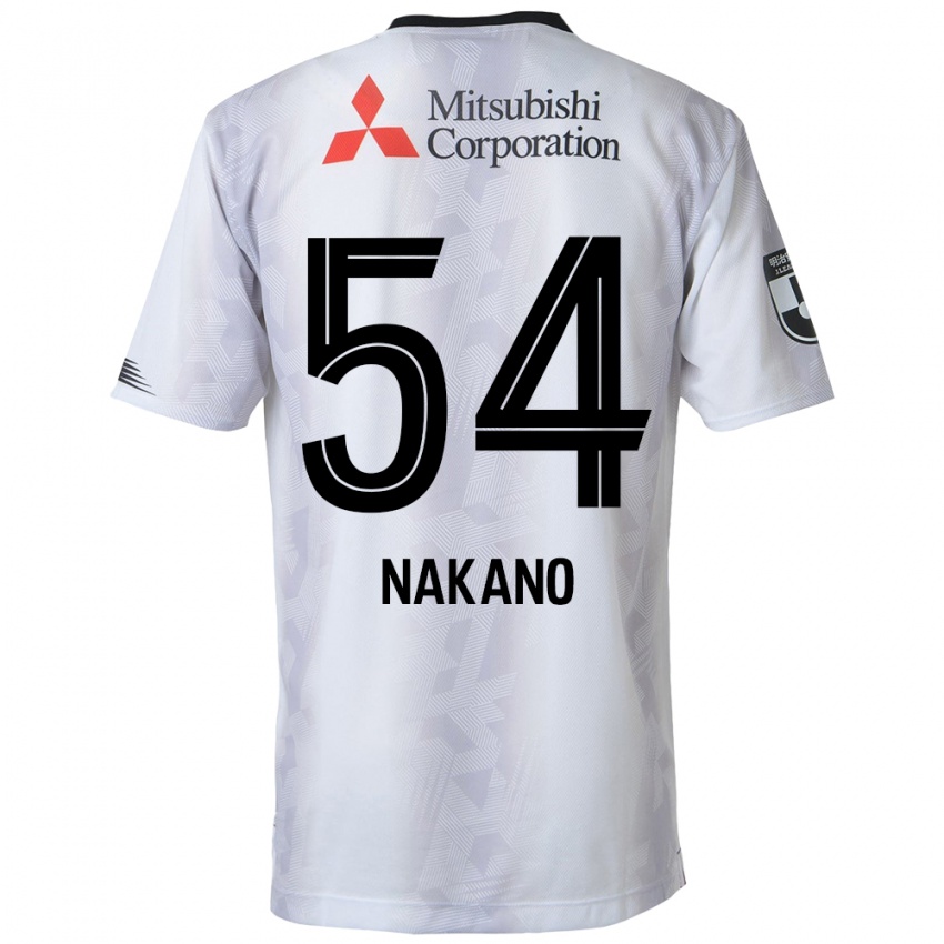 Criança Camisola Yui Nakano #54 Branco Preto Alternativa 2024/25 Camisa Brasil