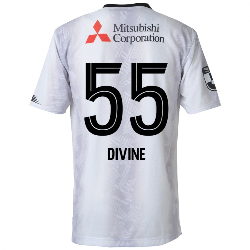 Criança Camisola Divine Chinedu Otani #55 Branco Preto Alternativa 2024/25 Camisa Brasil