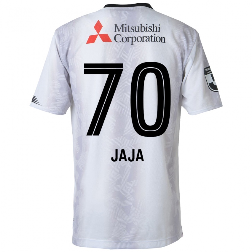 Criança Camisola Jája Silva #70 Branco Preto Alternativa 2024/25 Camisa Brasil