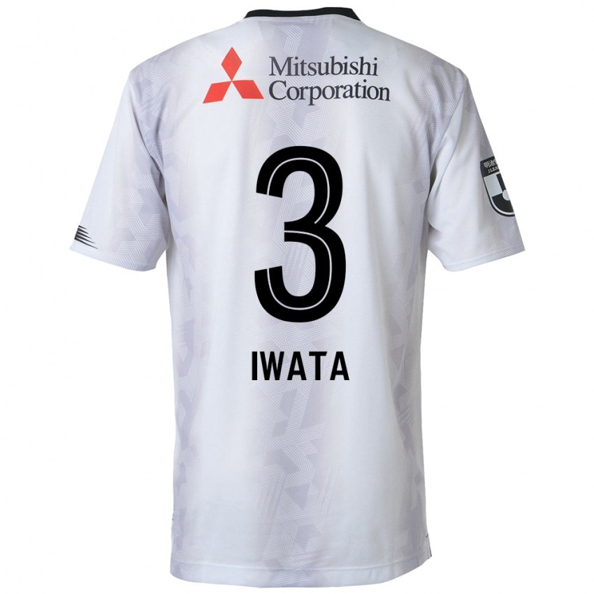 Criança Camisola Yuki Iwata #3 Branco Preto Alternativa 2024/25 Camisa Brasil