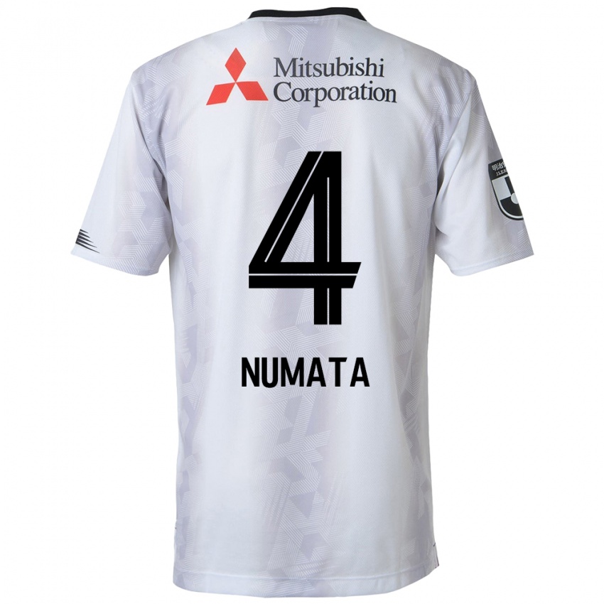 Criança Camisola Seisa Numata #4 Branco Preto Alternativa 2024/25 Camisa Brasil