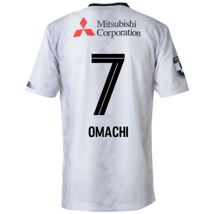 Criança Camisola Hyugo Omachi #7 Branco Preto Alternativa 2024/25 Camisa Brasil