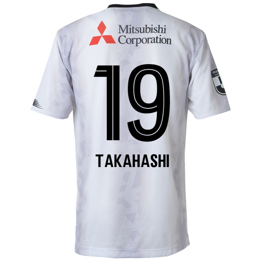 Criança Camisola Yuya Takahashi #19 Branco Preto Alternativa 2024/25 Camisa Brasil