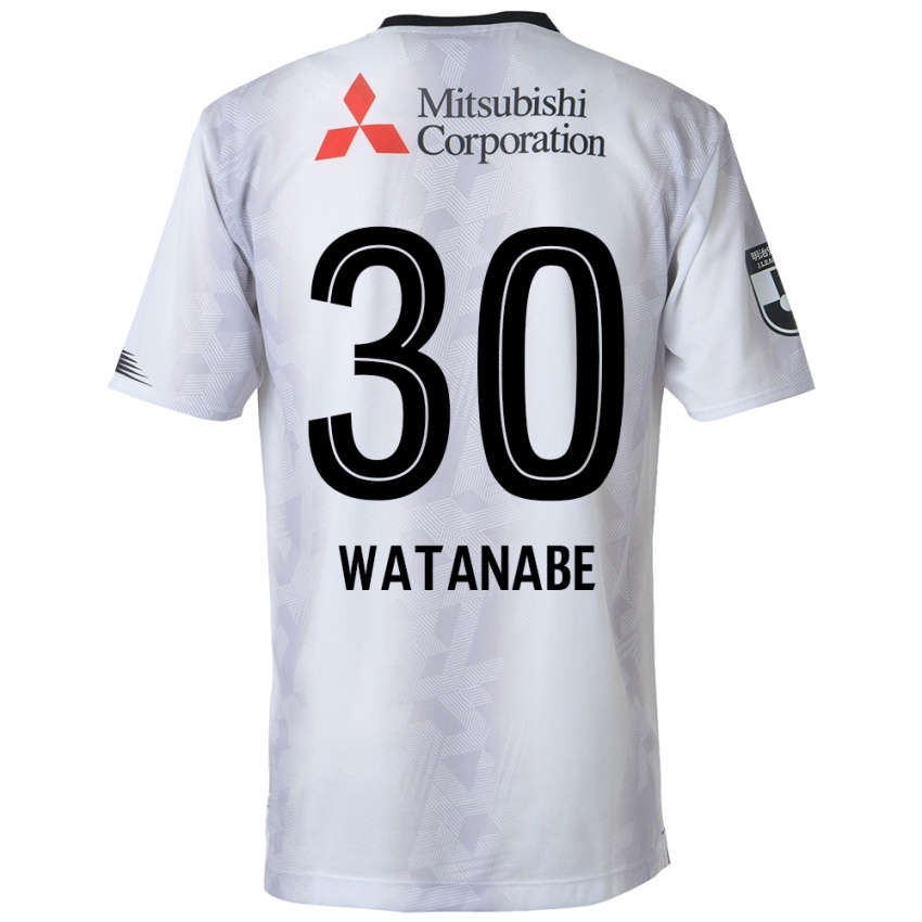 Criança Camisola Matthew Watanabe #30 Branco Preto Alternativa 2024/25 Camisa Brasil