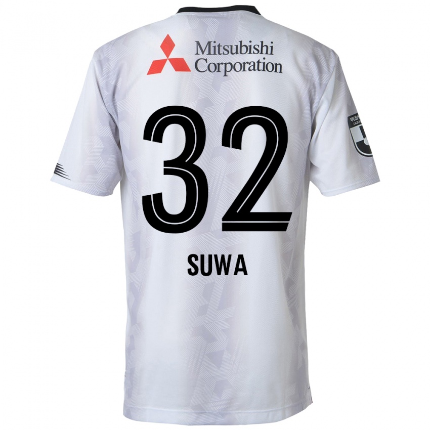 Criança Camisola Keita Suwa #32 Branco Preto Alternativa 2024/25 Camisa Brasil