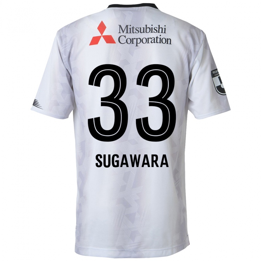 Criança Camisola Yuta Sugawara #33 Branco Preto Alternativa 2024/25 Camisa Brasil