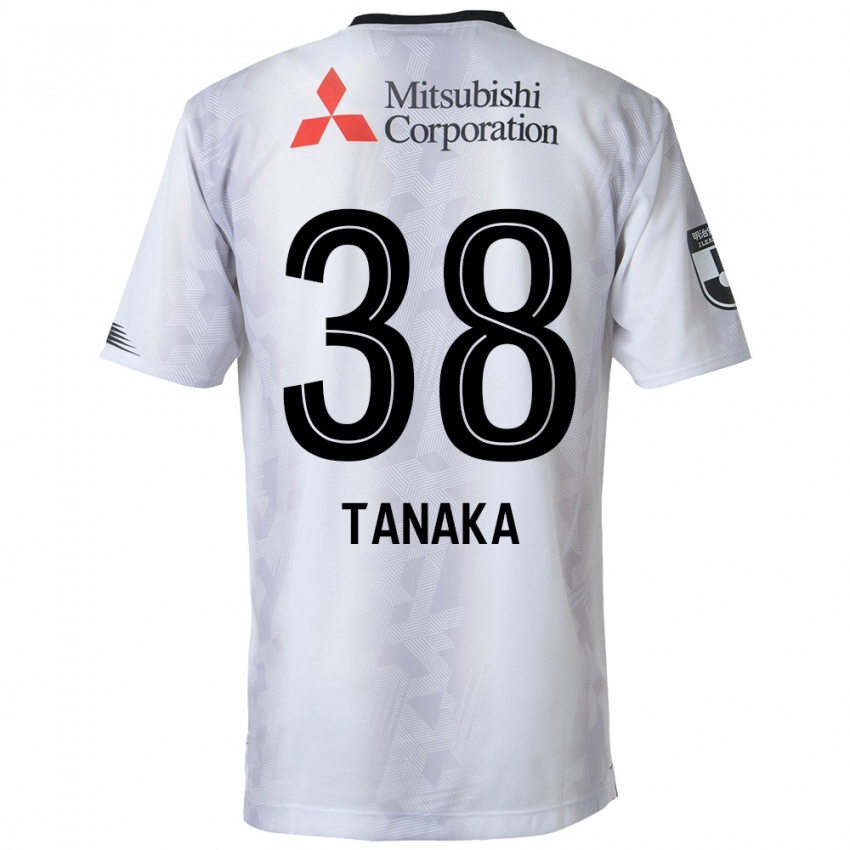 Criança Camisola Kio Tanaka #38 Branco Preto Alternativa 2024/25 Camisa Brasil