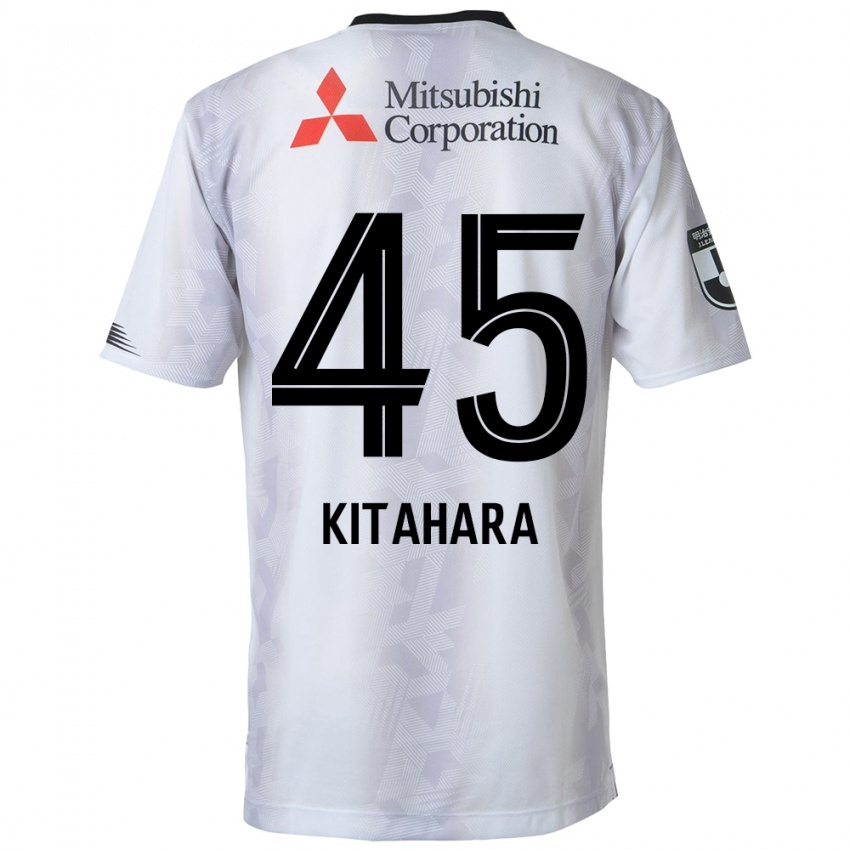 Criança Camisola Maki Kitahara #45 Branco Preto Alternativa 2024/25 Camisa Brasil