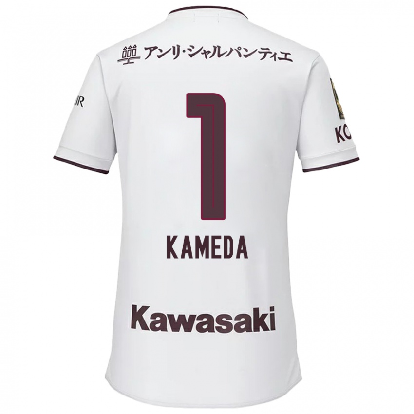 Criança Camisola Taiga Kameda #1 Branco Vermelho Alternativa 2024/25 Camisa Brasil