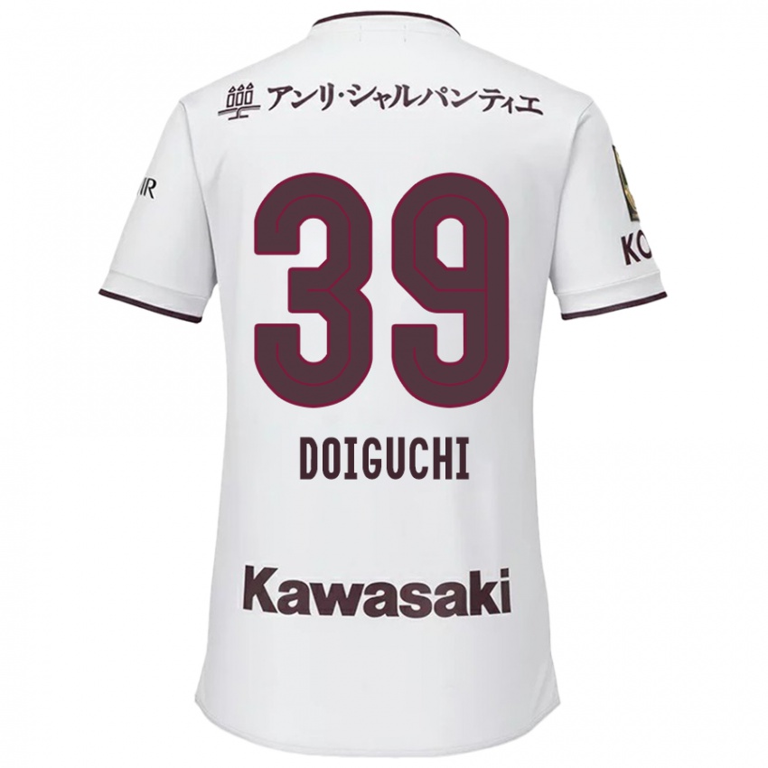 Criança Camisola Ritsu Doiguchi #39 Branco Vermelho Alternativa 2024/25 Camisa Brasil