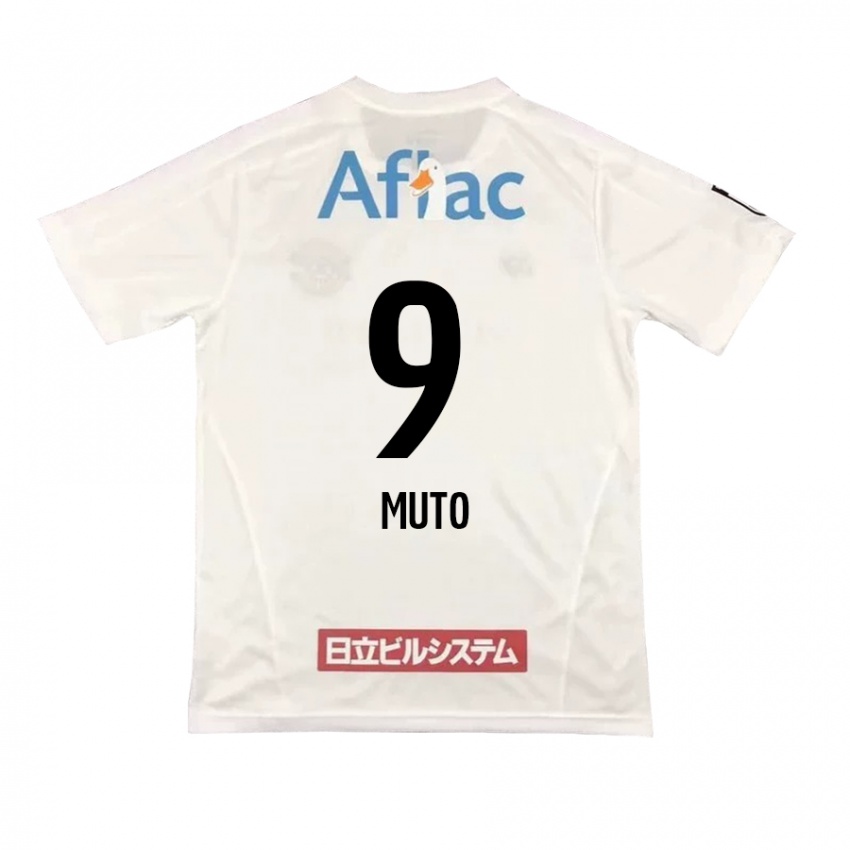 Criança Camisola Yuki Muto #9 Branco Preto Alternativa 2024/25 Camisa Brasil