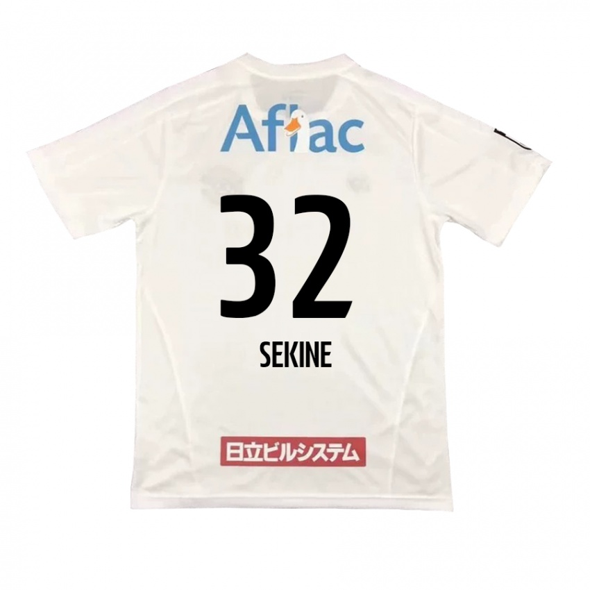 Criança Camisola Hiroki Sekine #32 Branco Preto Alternativa 2024/25 Camisa Brasil