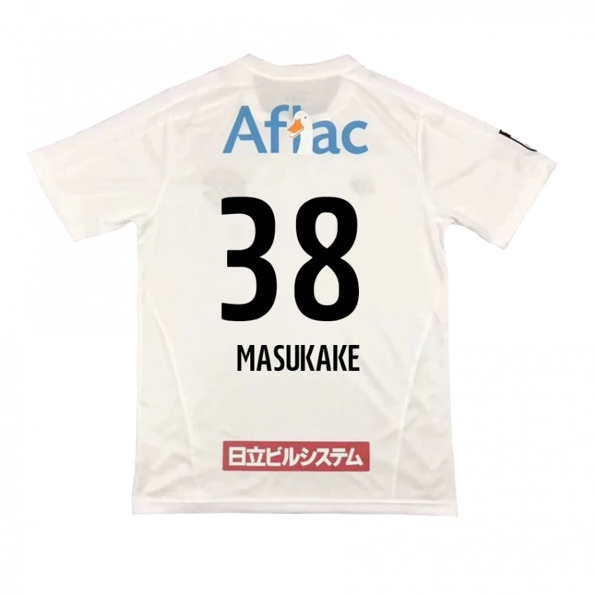 Criança Camisola Yugo Masukake #38 Branco Preto Alternativa 2024/25 Camisa Brasil