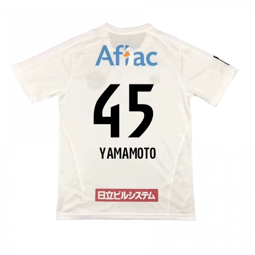 Criança Camisola Ota Yamamoto #45 Branco Preto Alternativa 2024/25 Camisa Brasil