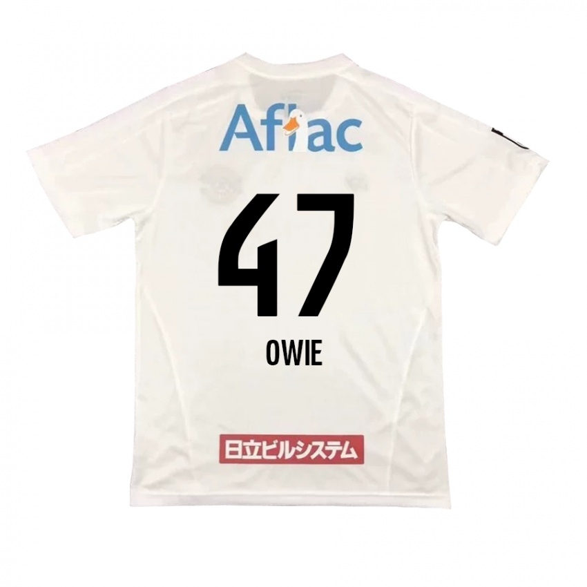 Criança Camisola William Owie #47 Branco Preto Alternativa 2024/25 Camisa Brasil