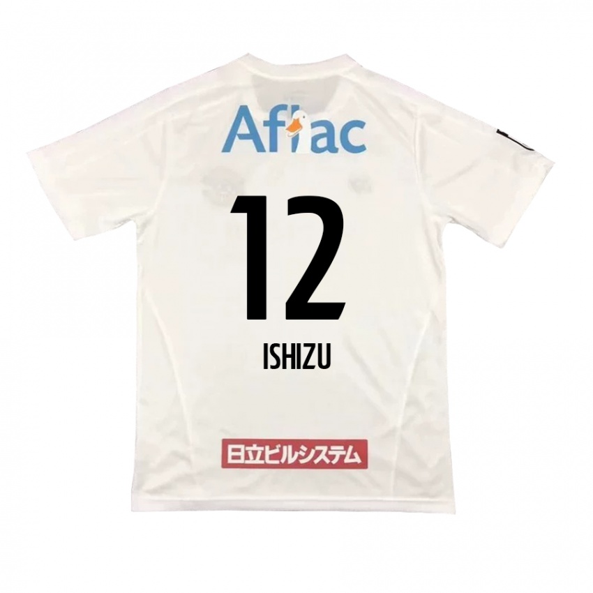 Criança Camisola Kazuki Ishizu #12 Branco Preto Alternativa 2024/25 Camisa Brasil