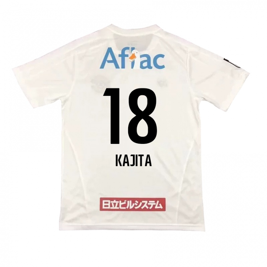 Criança Camisola Kento Kajita #18 Branco Preto Alternativa 2024/25 Camisa Brasil