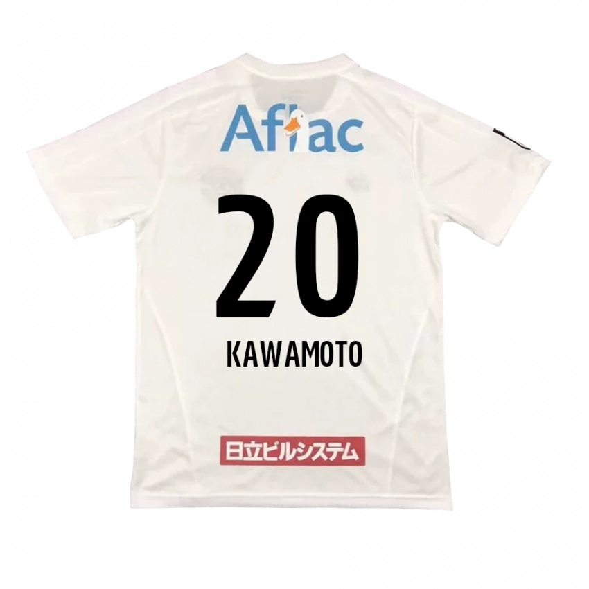 Criança Camisola Daizen Kawamoto #20 Branco Preto Alternativa 2024/25 Camisa Brasil