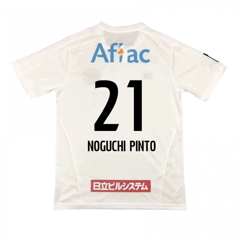 Criança Camisola Amato Noguchi Pinto #21 Branco Preto Alternativa 2024/25 Camisa Brasil