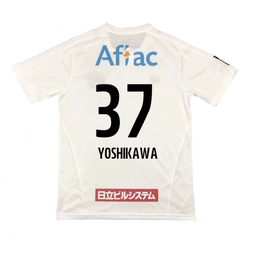 Criança Camisola Haruto Yoshikawa #37 Branco Preto Alternativa 2024/25 Camisa Brasil