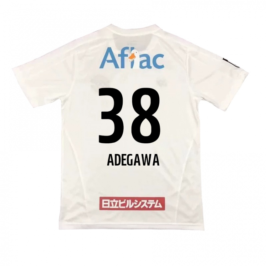 Criança Camisola Koa Adegawa #38 Branco Preto Alternativa 2024/25 Camisa Brasil