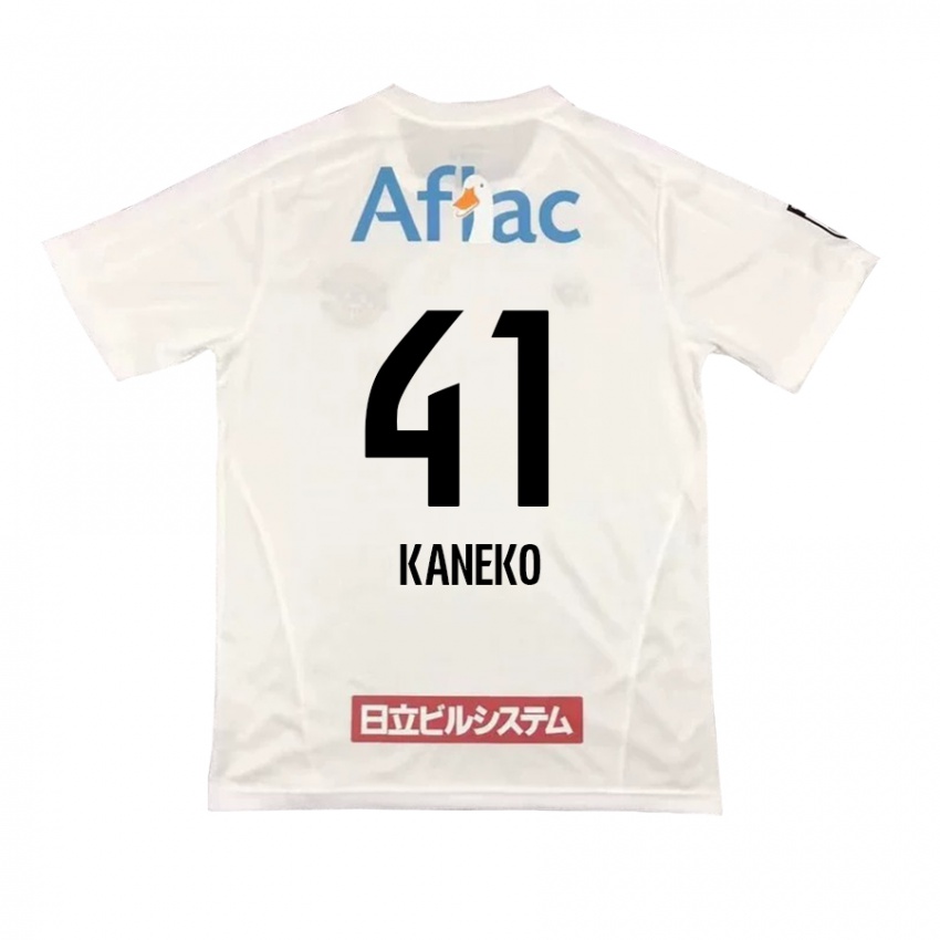 Criança Camisola Yushin Kaneko #41 Branco Preto Alternativa 2024/25 Camisa Brasil