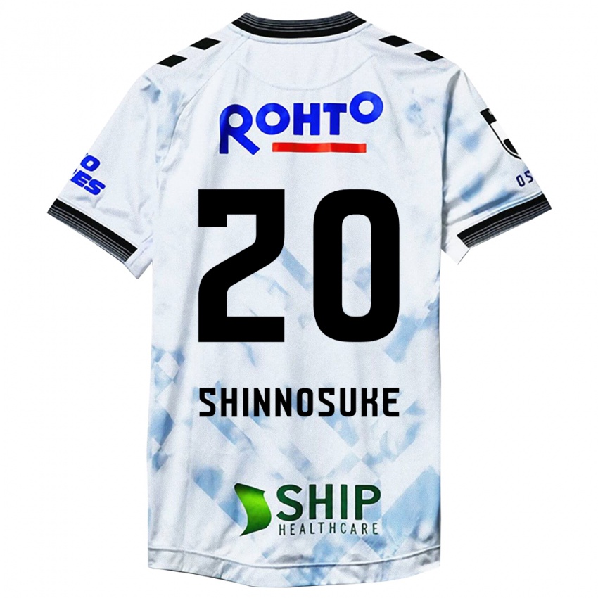 Criança Camisola Shinnosuke Nakatani #20 Branco Preto Alternativa 2024/25 Camisa Brasil