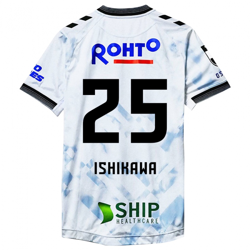 Criança Camisola Kei Ishikawa #25 Branco Preto Alternativa 2024/25 Camisa Brasil