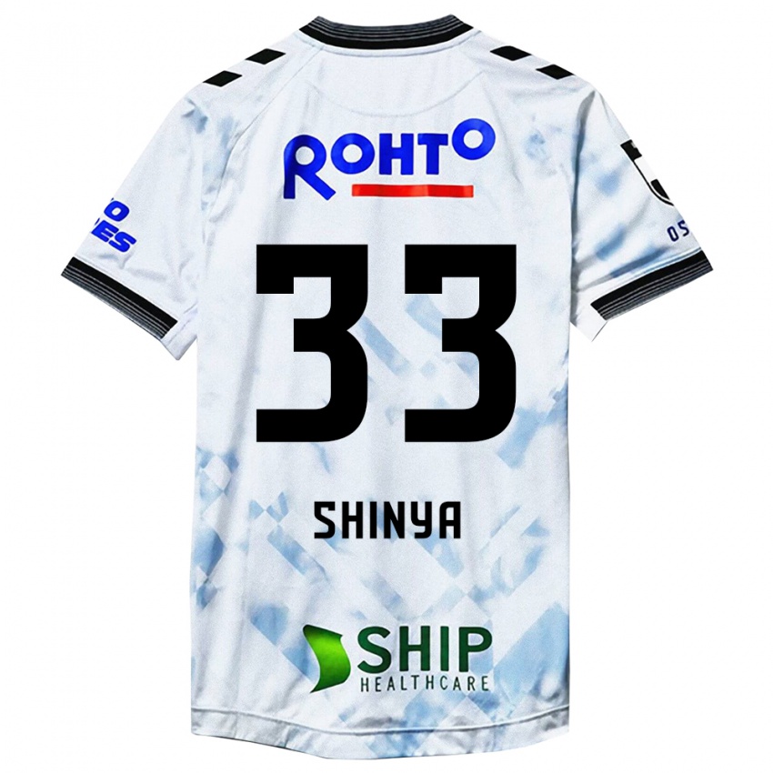 Criança Camisola Shinya Nakano #33 Branco Preto Alternativa 2024/25 Camisa Brasil