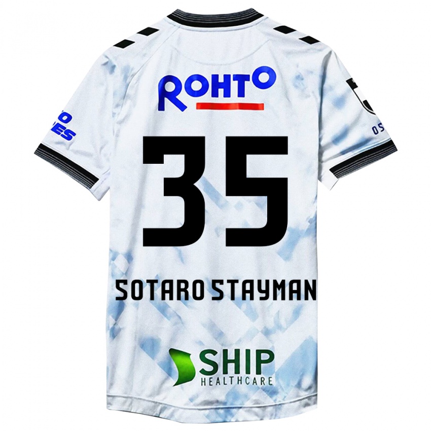 Criança Camisola Joshua Sotaro Stayman #35 Branco Preto Alternativa 2024/25 Camisa Brasil