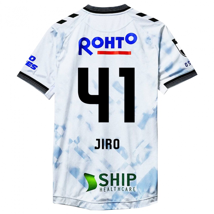 Criança Camisola Jiro Nakamura #41 Branco Preto Alternativa 2024/25 Camisa Brasil