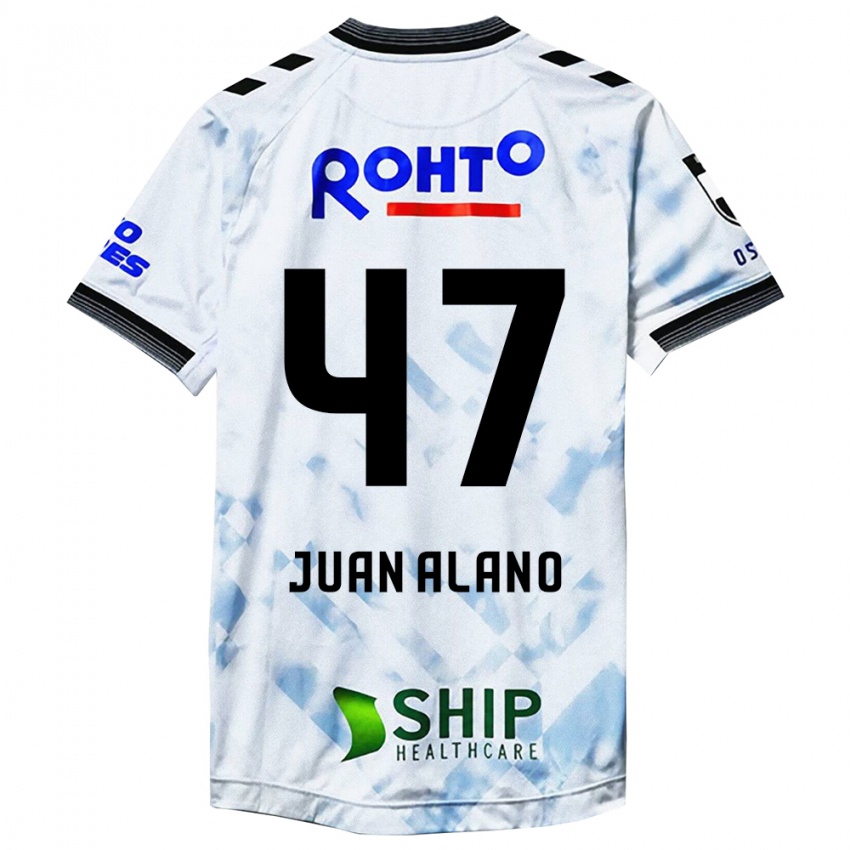 Criança Camisola Juan Alano #47 Branco Preto Alternativa 2024/25 Camisa Brasil