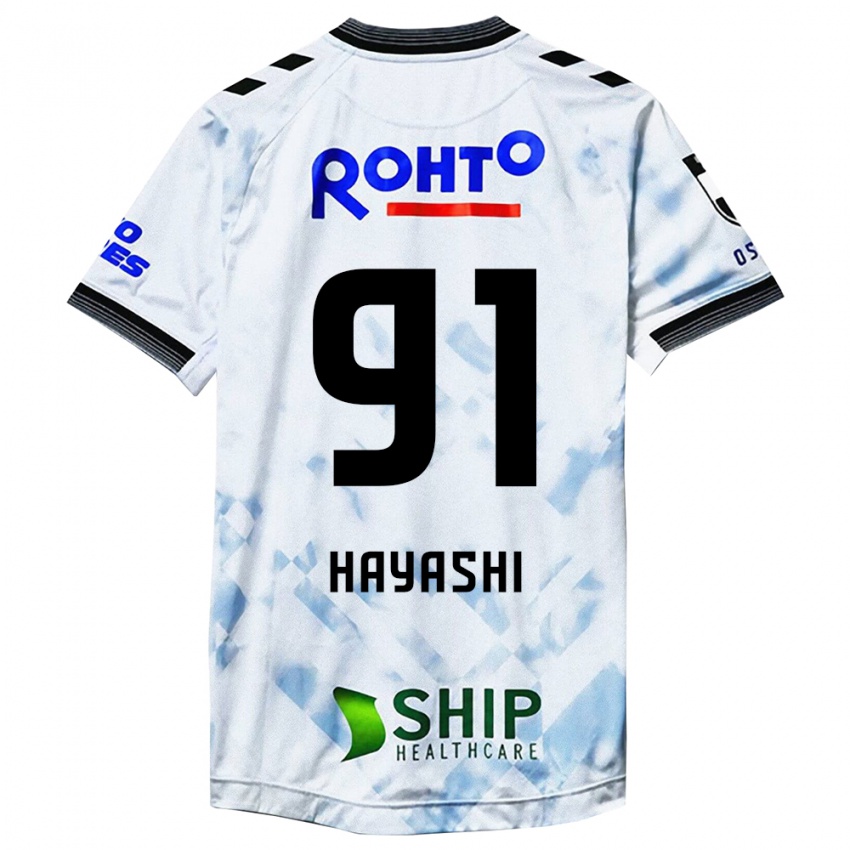 Criança Camisola Daichi Hayashi #91 Branco Preto Alternativa 2024/25 Camisa Brasil