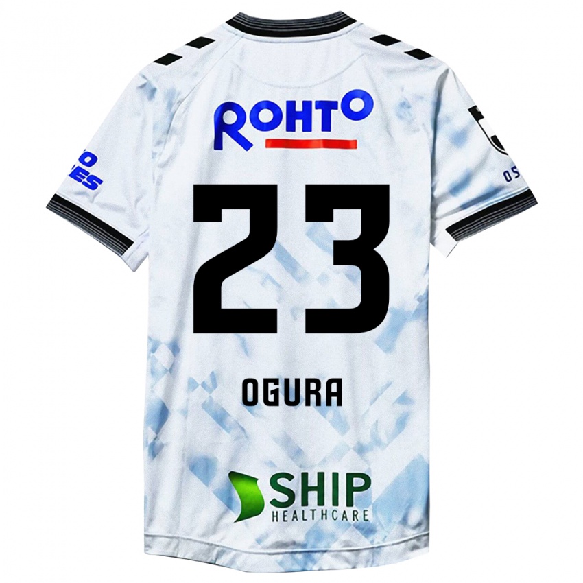 Criança Camisola Shimpei Ogura #23 Branco Preto Alternativa 2024/25 Camisa Brasil