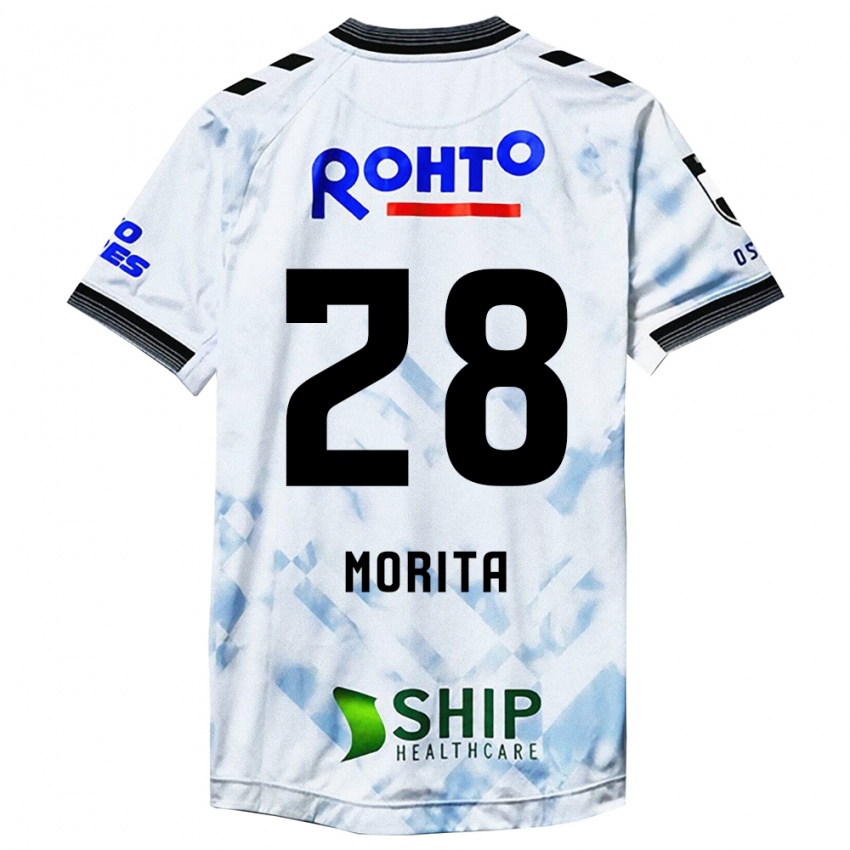 Criança Camisola Masahiro Morita #28 Branco Preto Alternativa 2024/25 Camisa Brasil