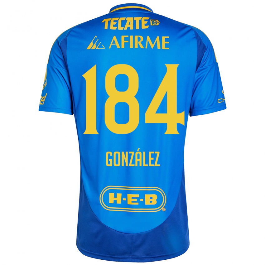 Criança Camisola Erick González #184 Azul Amarelo Alternativa 2024/25 Camisa Brasil