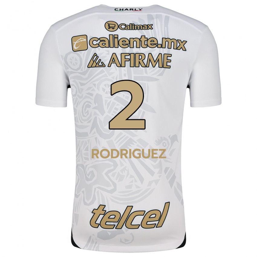 Criança Camisola Antonio Rodríguez #2 Branco Preto Alternativa 2024/25 Camisa Brasil